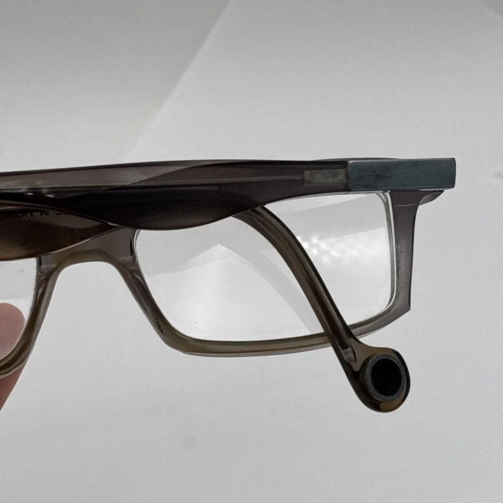 Anne et Valentin Eyeglasses, Frames Only, Factory 8 0924 Grey, Plastic, France
